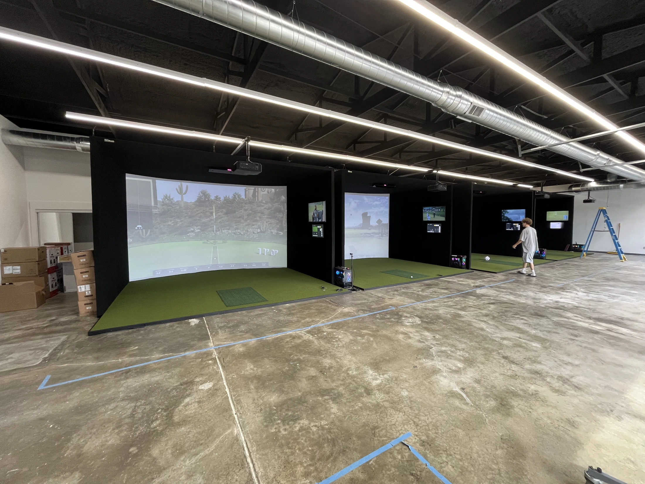 Commercial: A multi-bay installation in Columbia.